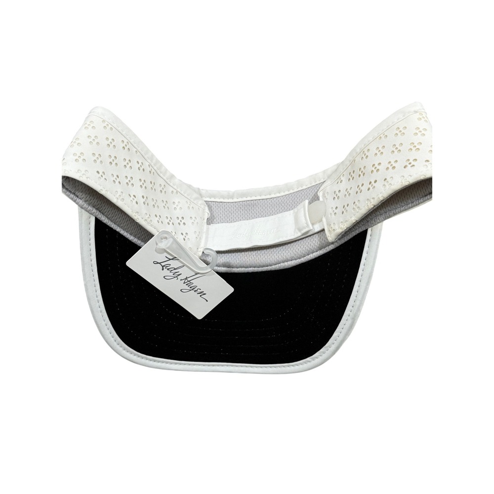 Lady Hagen Women's Sport Visor Adjustable‎ White - Picture 3 of 6